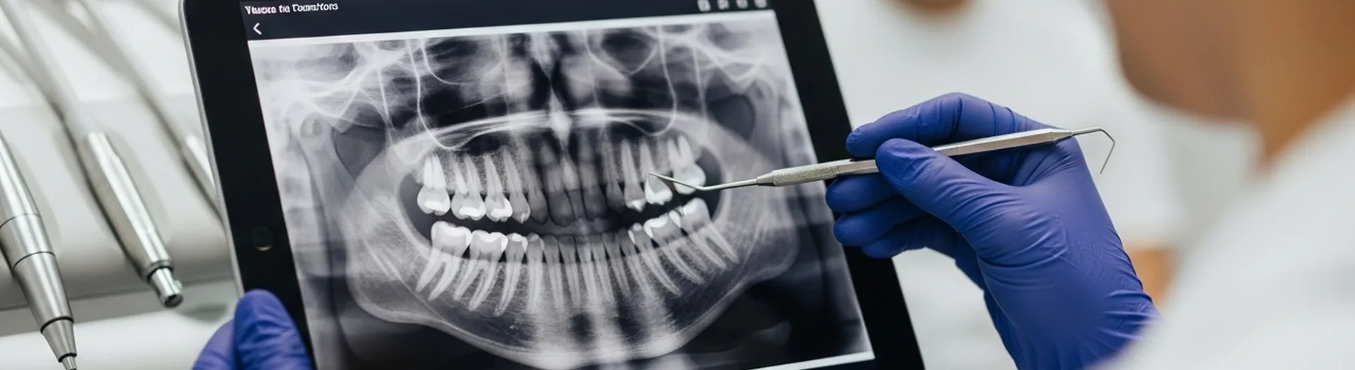 Digitale Diagnose auf einem Tablet